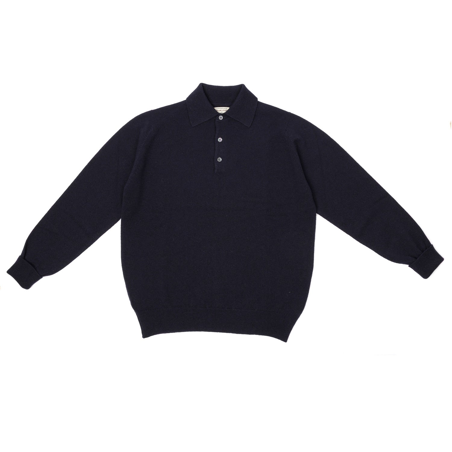 MJ Exklusiv: Polo-Pullover "Rob Howard" aus reiner Geelong Lambswool - 2 Ply